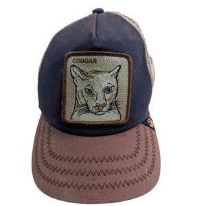 Goorin Bros Trucker Hat – Cougar Patch Mesh Back Snapback One Size
